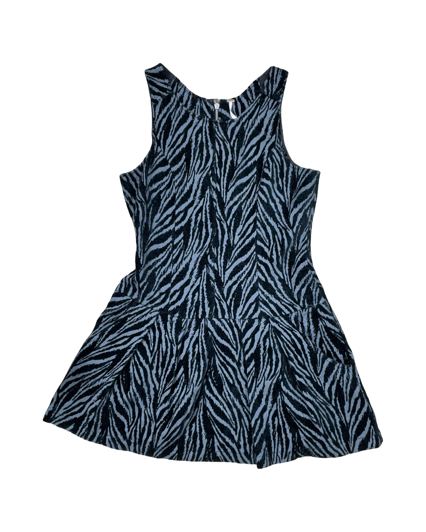 Dress Casual Midi By Free People In Black & Grey, Size:M