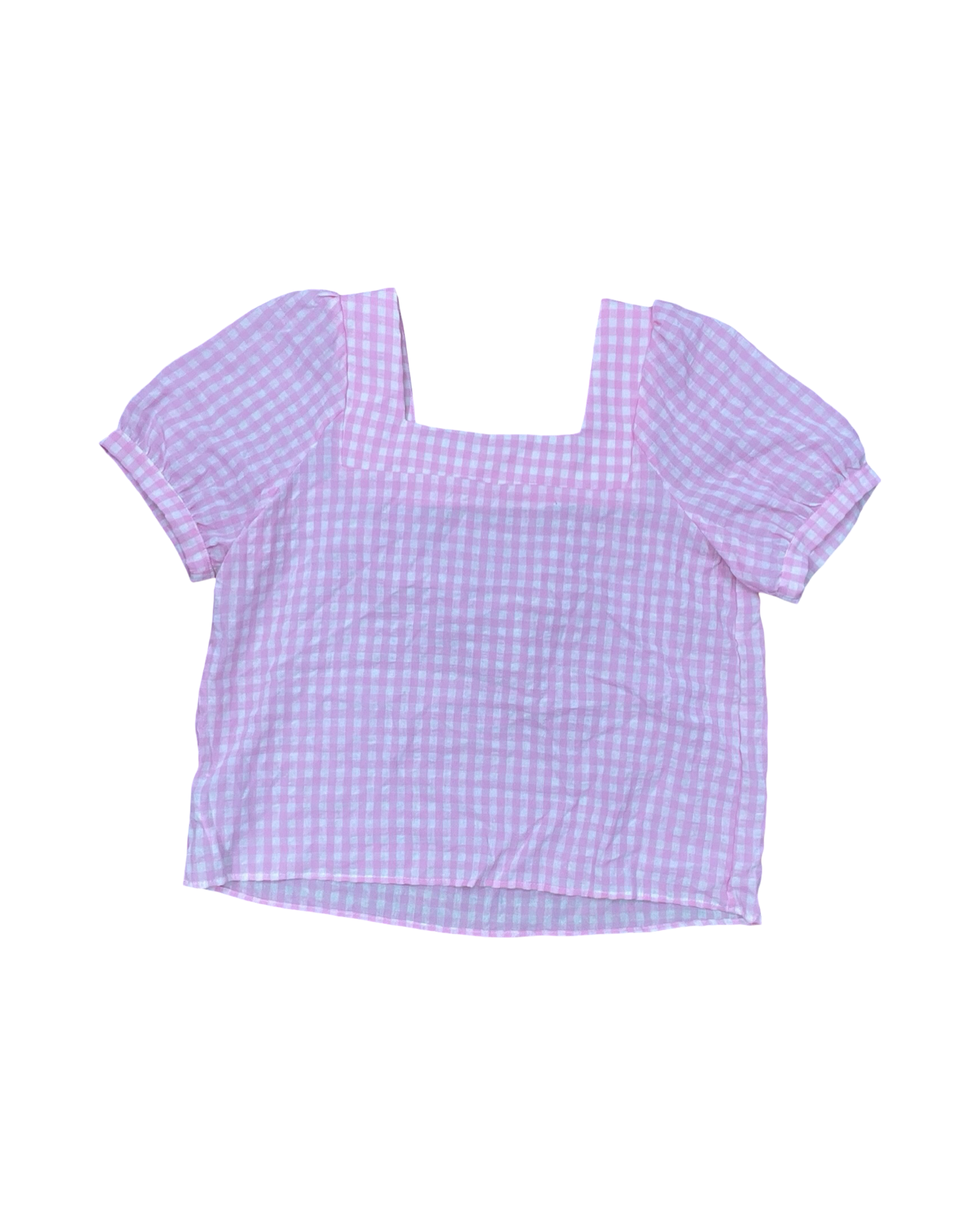Top Ss By Shein In Pink & White, Size:L