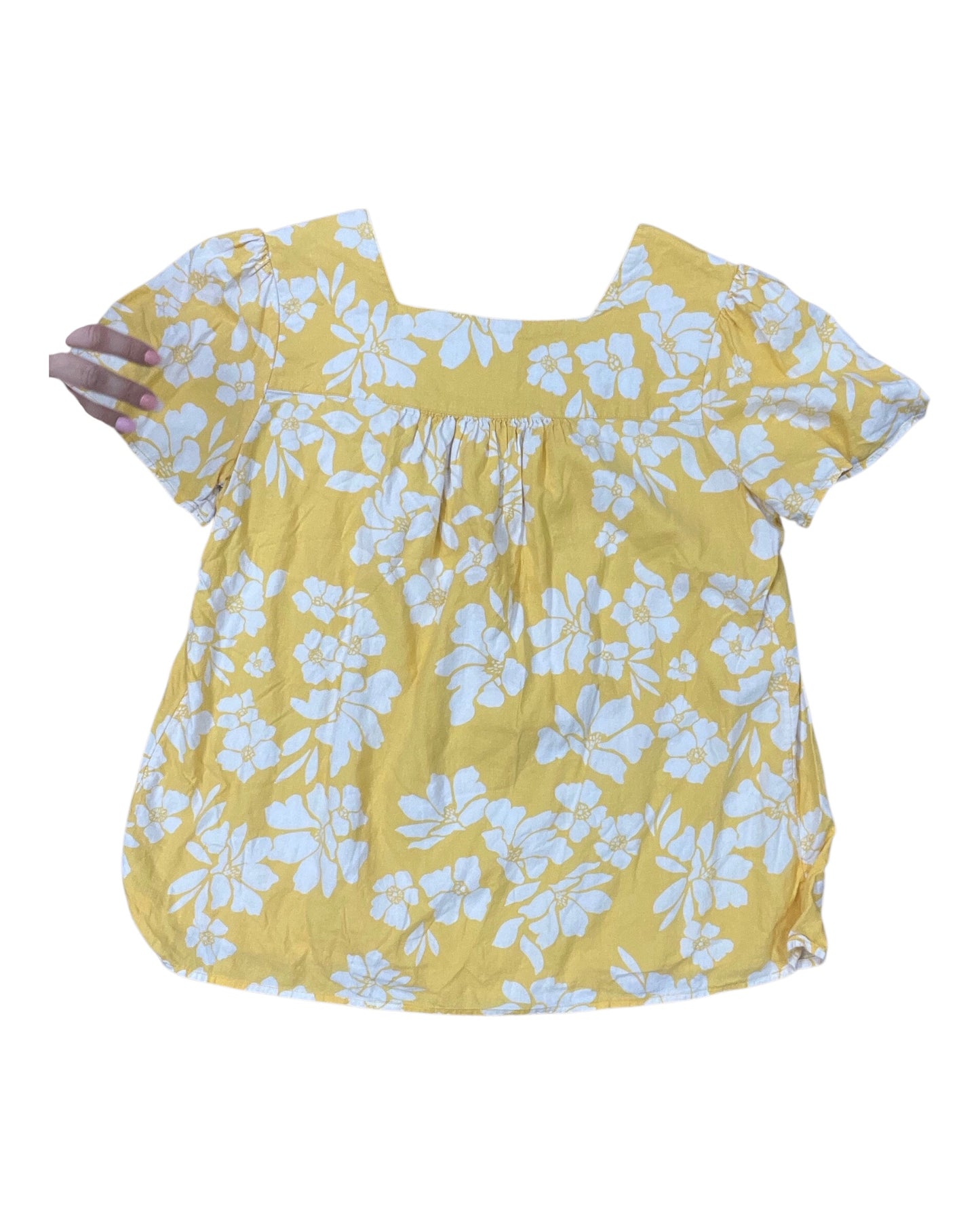 Top Ss By Terra & Sky In Yellow, Size:L