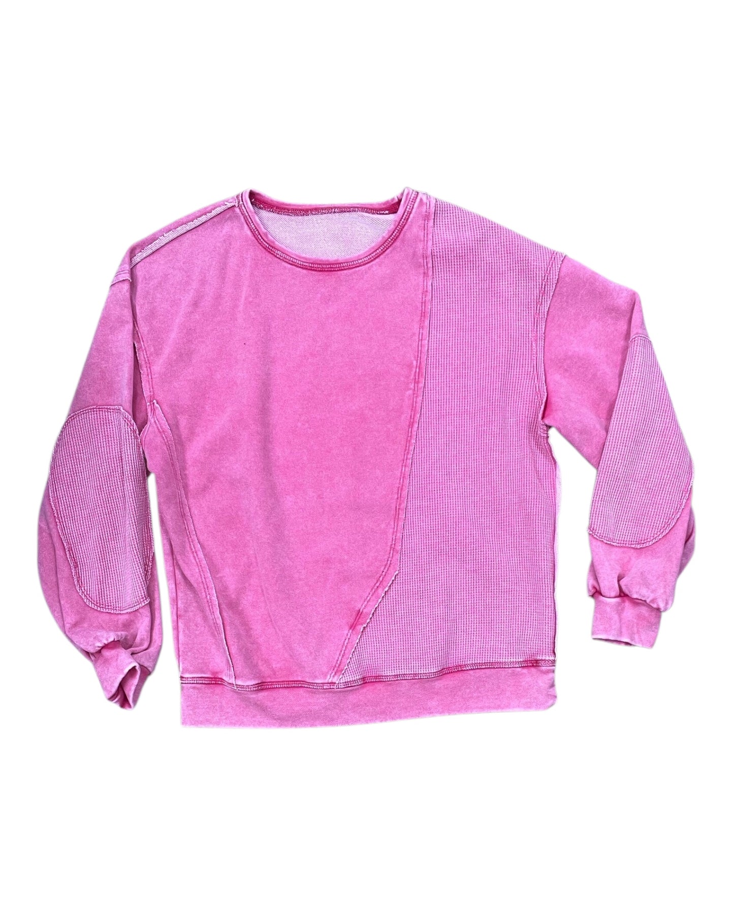 Sweatshirt Crewneck By Clothes Mentor In Pink, Size:S