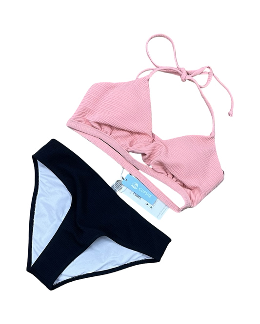 Swimsuit 2Pc By Cupshe In Blue & Pink, Size:S