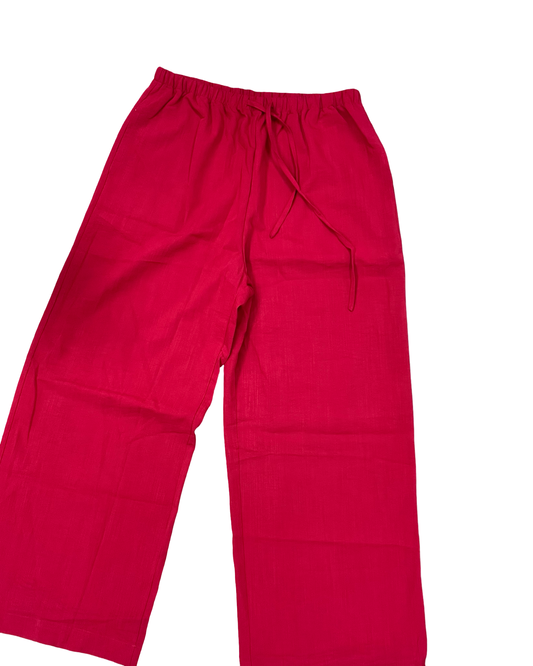 Pants Lounge By Clothes Mentor In Red, Size:L