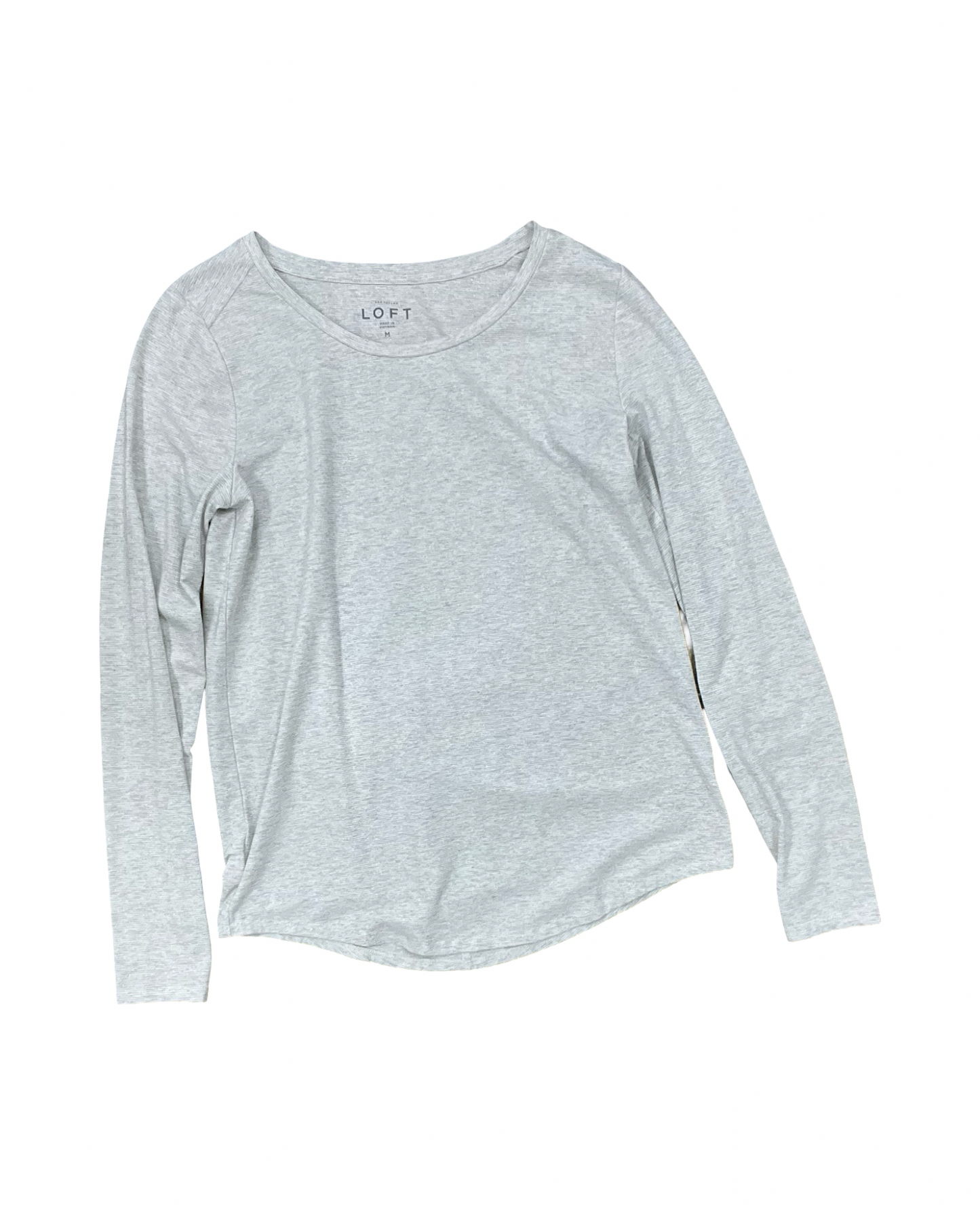 Top Ls By Loft In Silver, Size:M