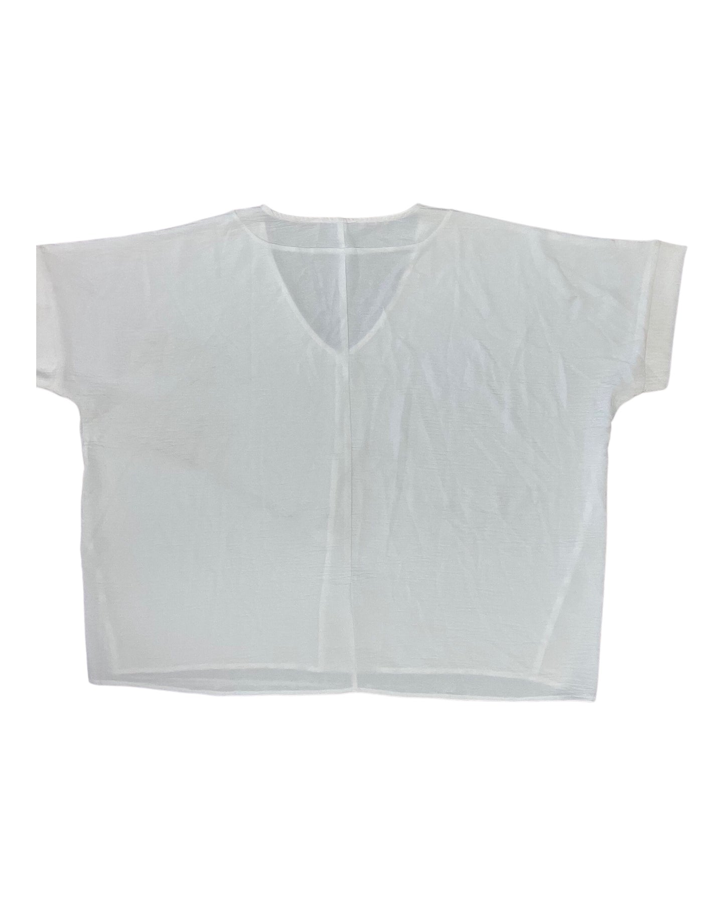 Top Ss By Zenana In White, Size:2X