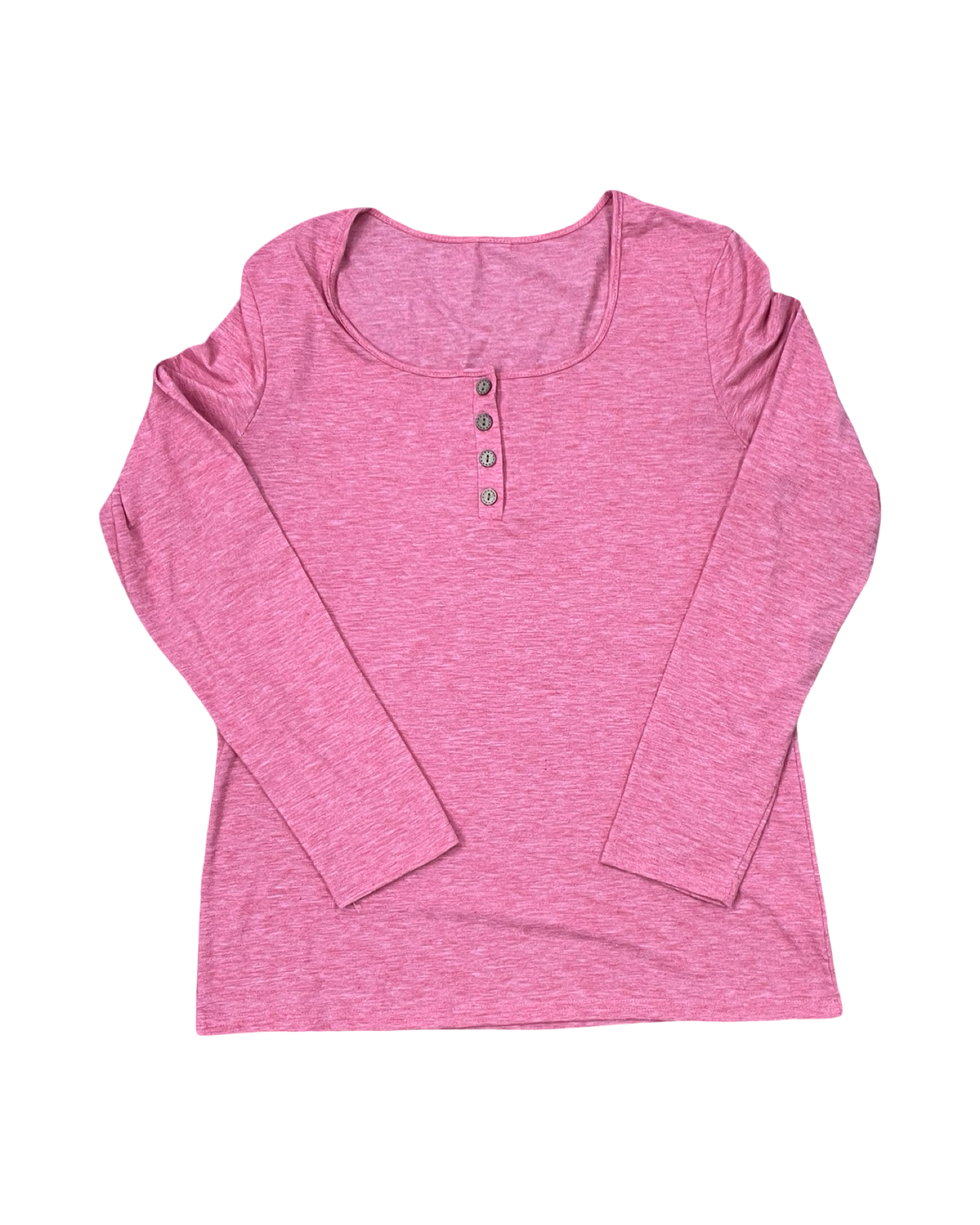 Top Ls By Clothes Mentor In Pink, Size:M