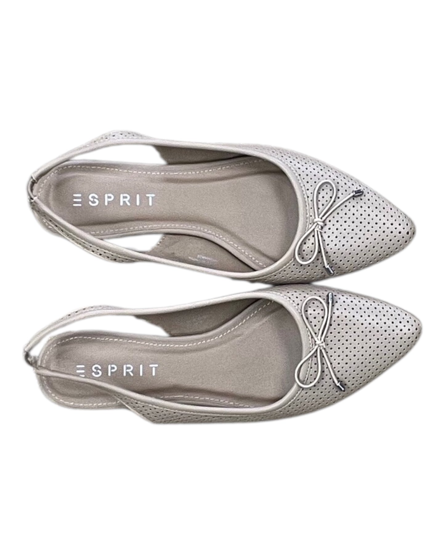 Shoes Flats By Esprit In Tan, Size:8