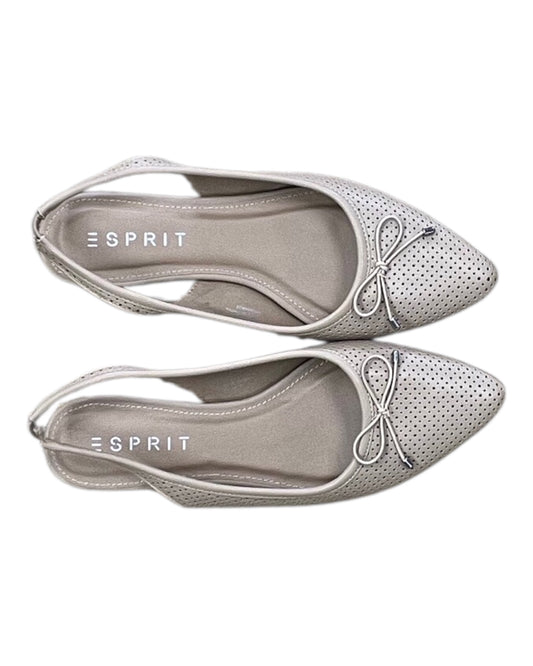 Shoes Flats By Esprit In Tan, Size:8