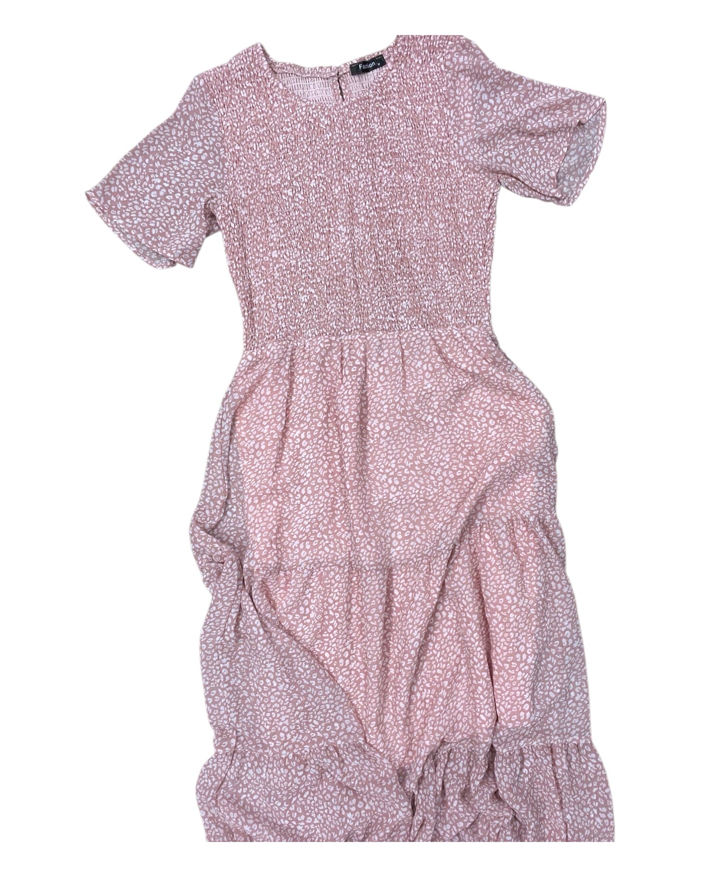 Dress Casual Maxi By Clothes Mentor In Pink & White, Size:M