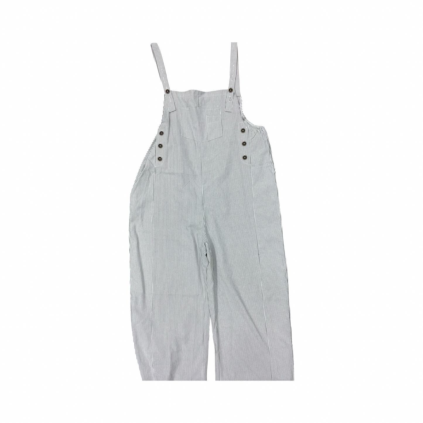 Jumpsuit By Clothes Mentor In Grey & White, Size:Xl