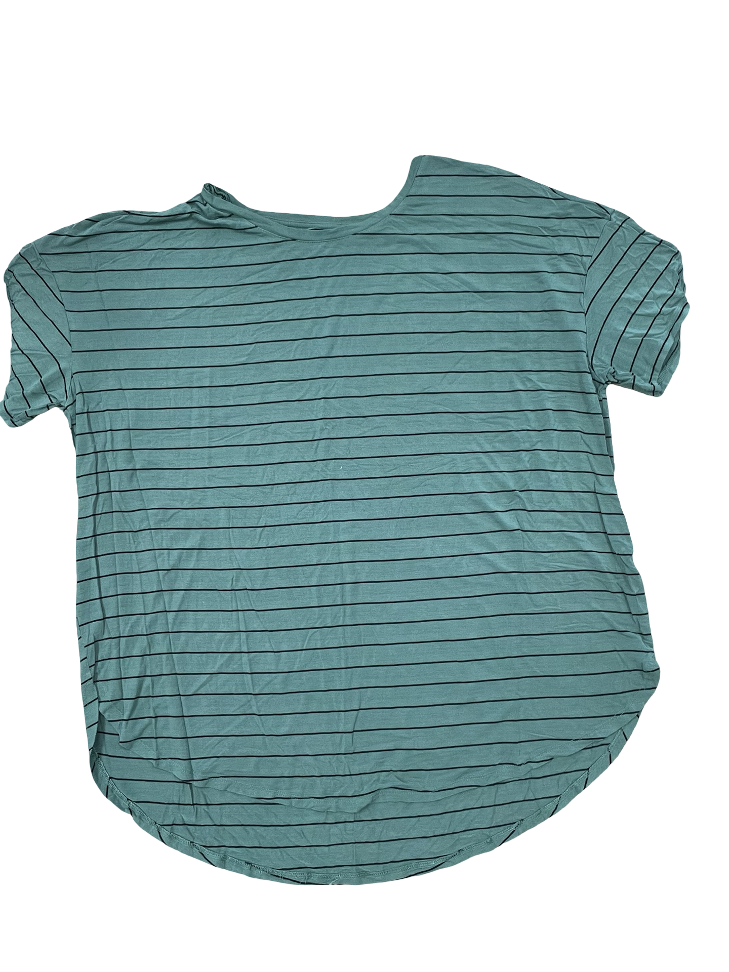 Top Ss By Time And Tru In Green, Size:2X