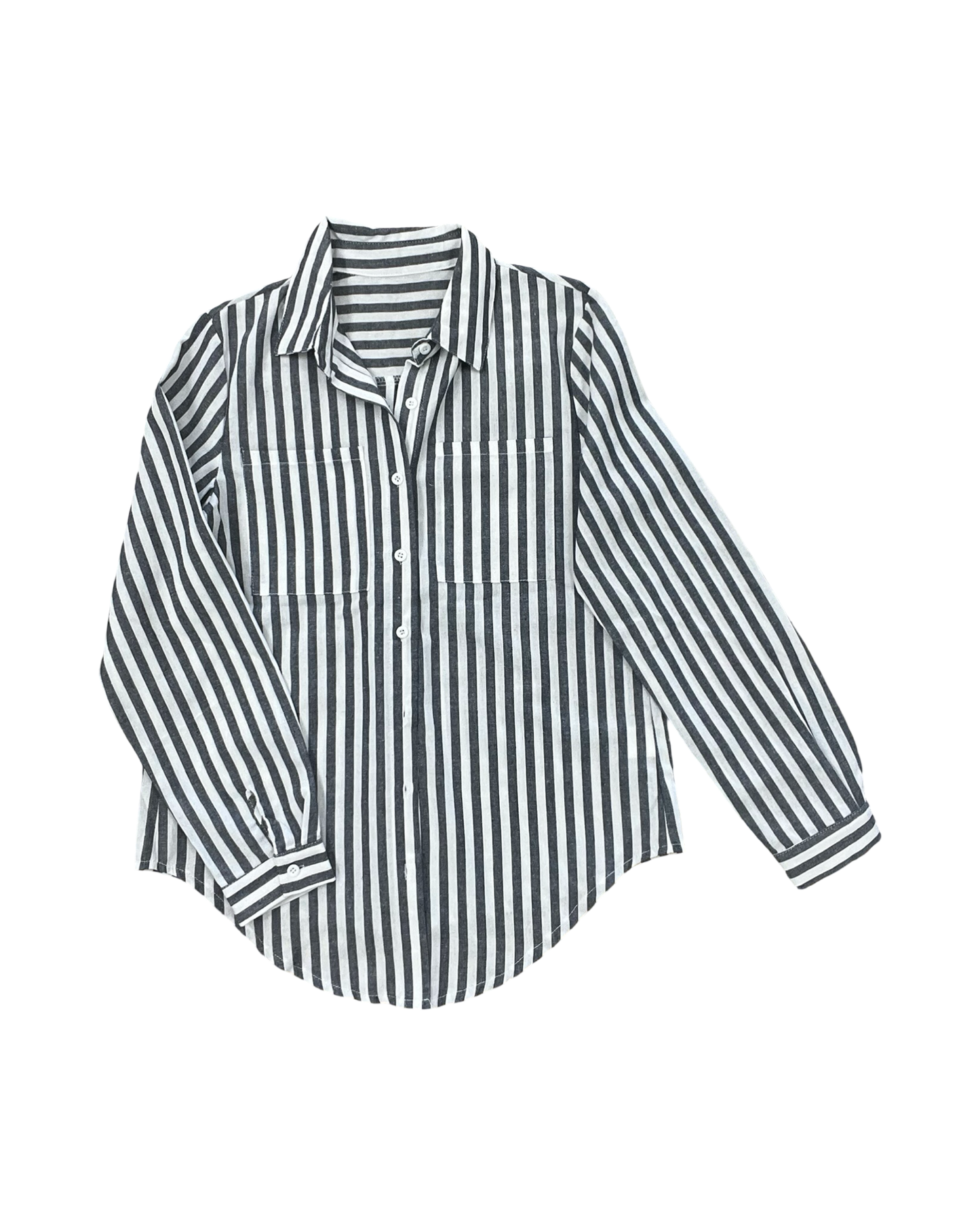 Top Ls By Shein In Blue & White, Size:S