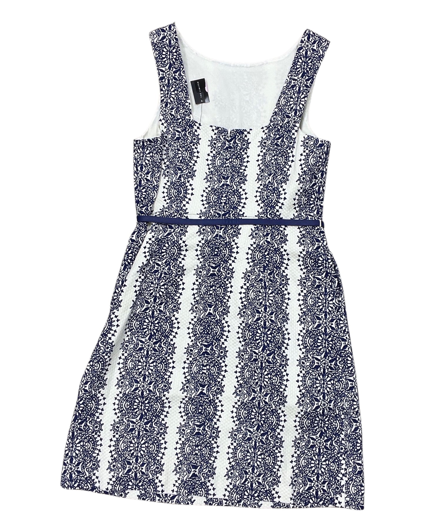 Dress Work By Clothes Mentor In Blue & Cream, Size:S