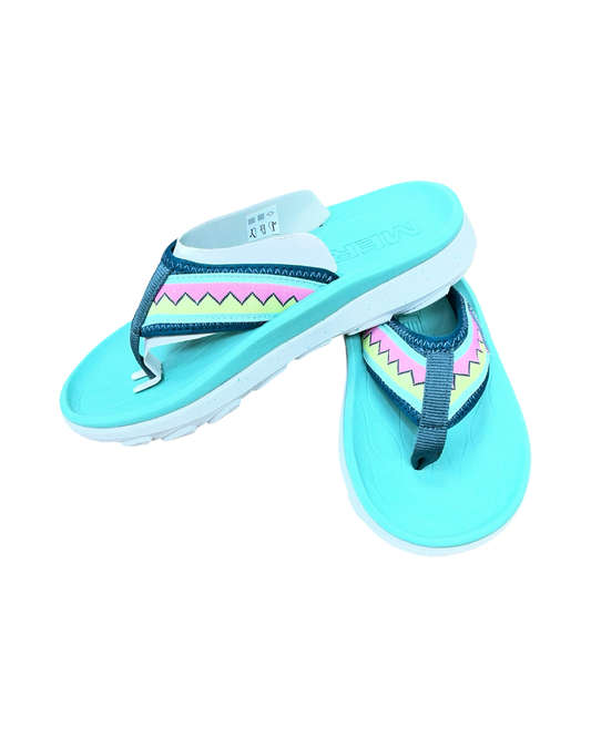 Sandals Flip Flops By Merrell In Green, Size:8