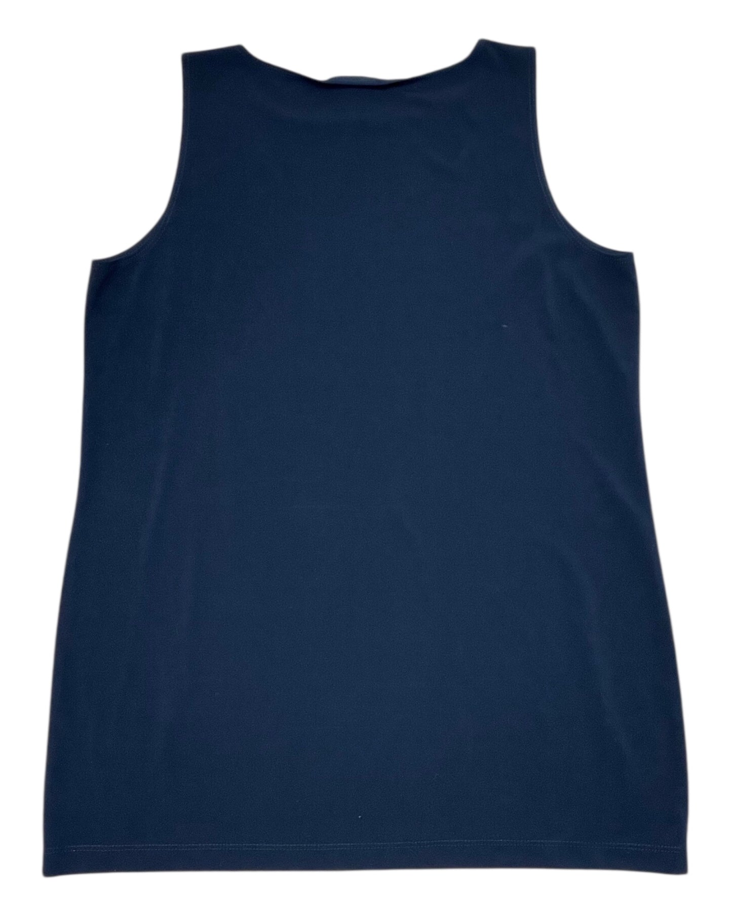 Top Sleeveless Basic By Chicos In Black, Size:L