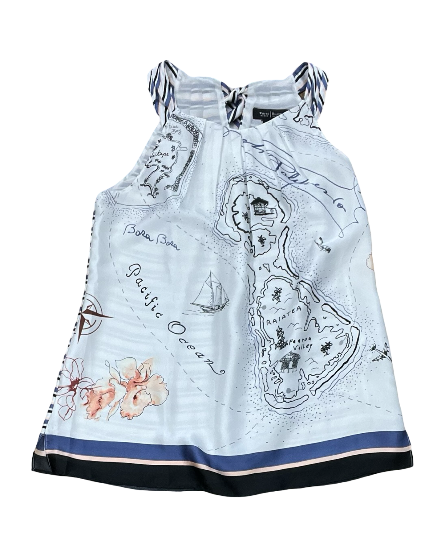 Top Sleeveless By White House Black Market In White, Size:Xs