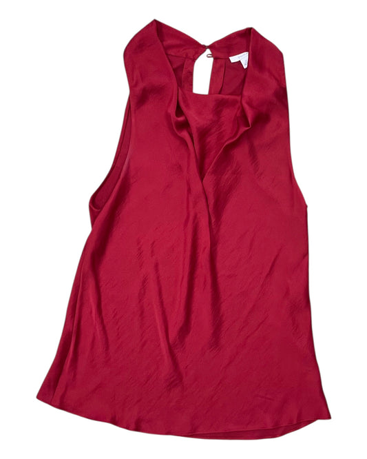 Blouse Sleeveless By Dressbarn In Red, Size:Xl