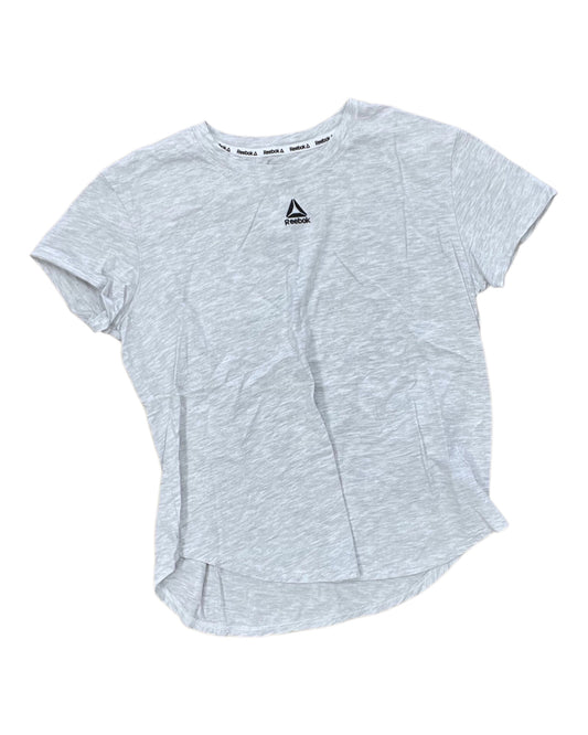 Athletic Top Ss By Reebok In Grey, Size:S