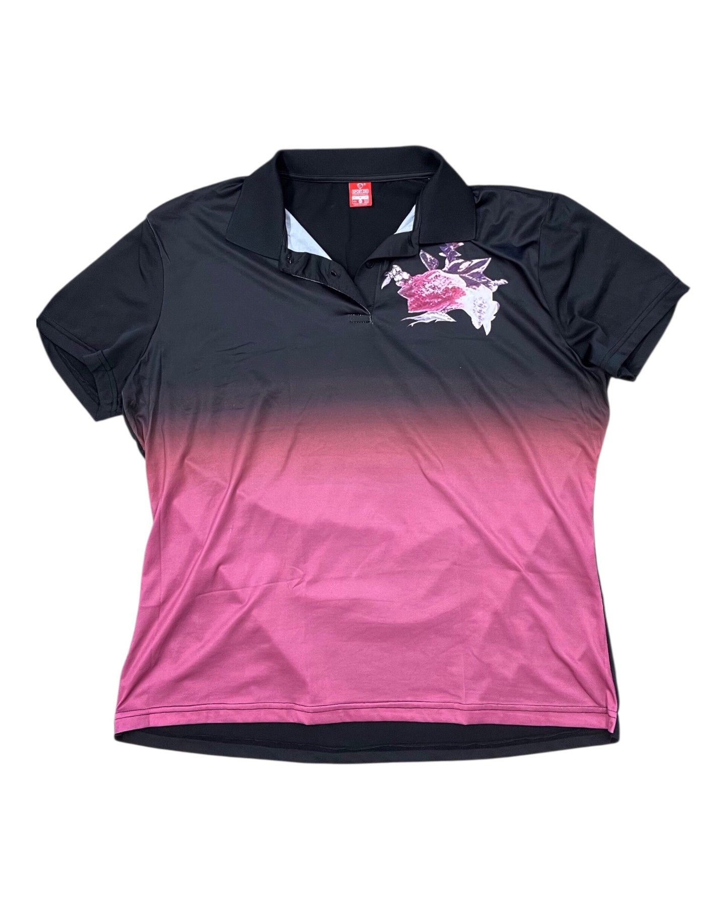 Top Ss By Clothes Mentor In Black & Pink, Size:3X