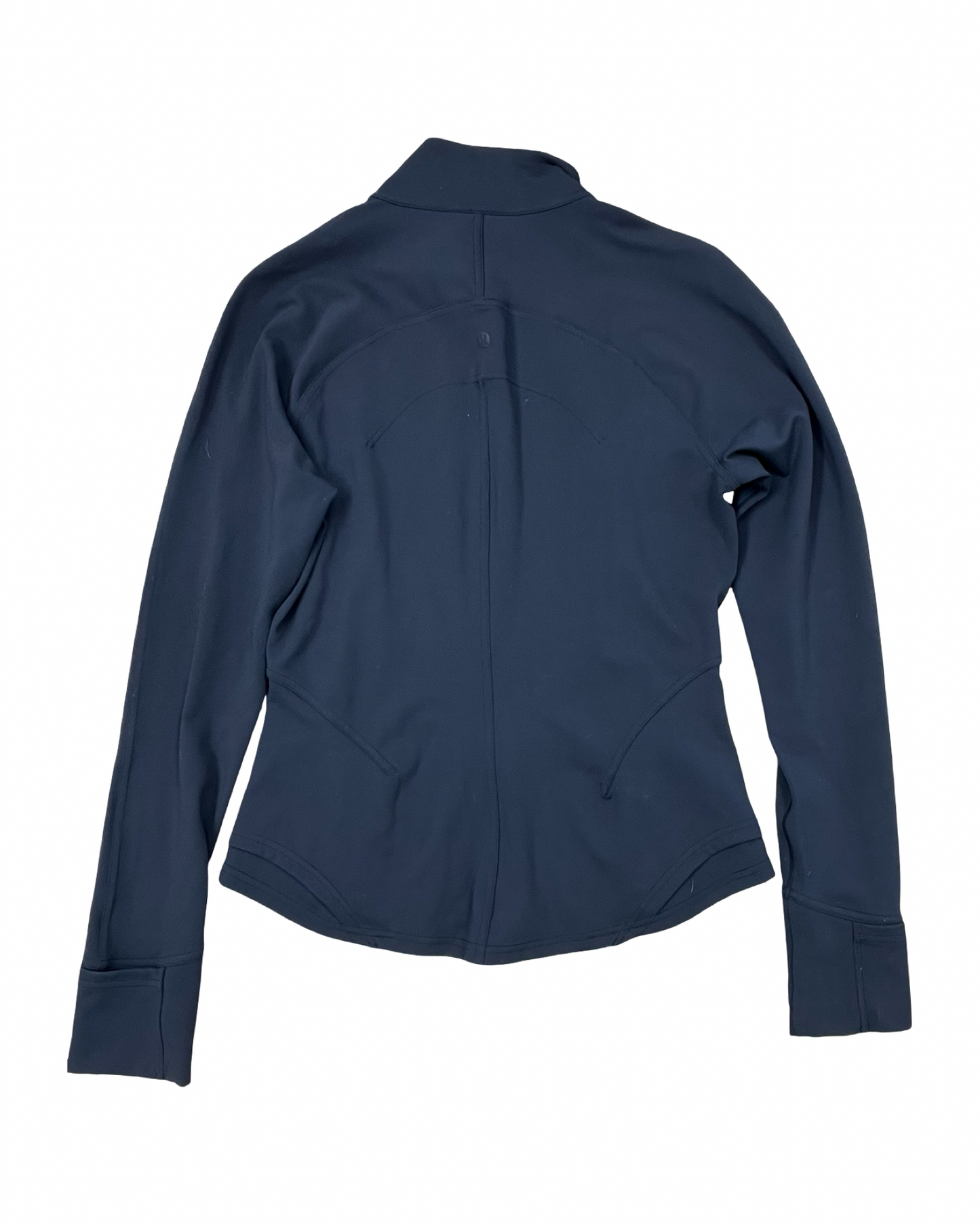 Athletic Jacket By Lululemon In Black, Size:M