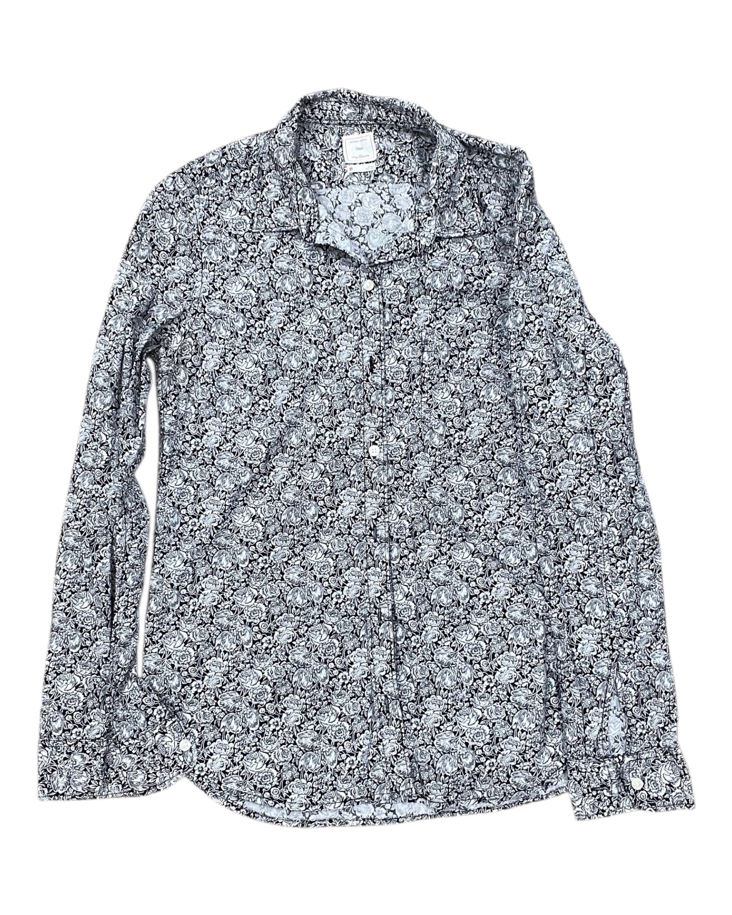 Blouse Ls By Gap In Black & White, Size:Xs