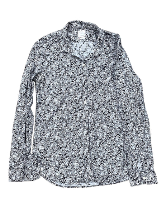 Blouse Ls By Gap In Black & White, Size:Xs