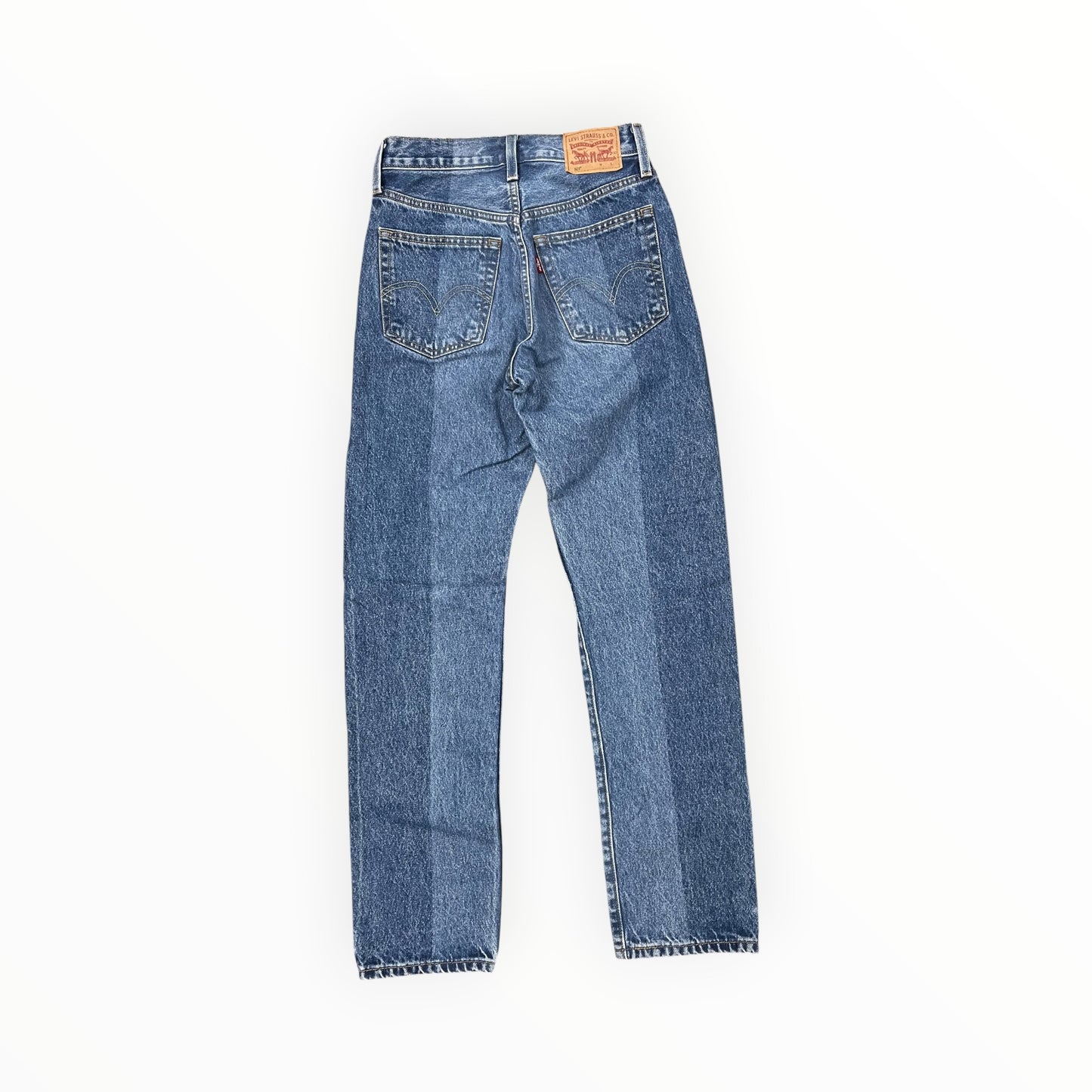 Jeans Straight By Levis In Blue Denim, Size:0