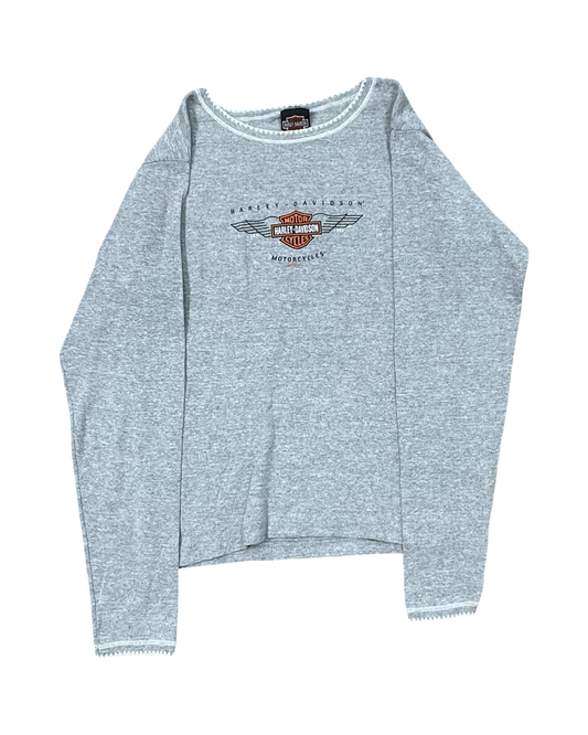 Top Ls By Harley Davidson In Grey, Size:S