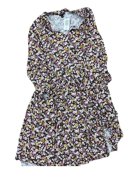Dress Work By Torrid In Purple & White, Size:3