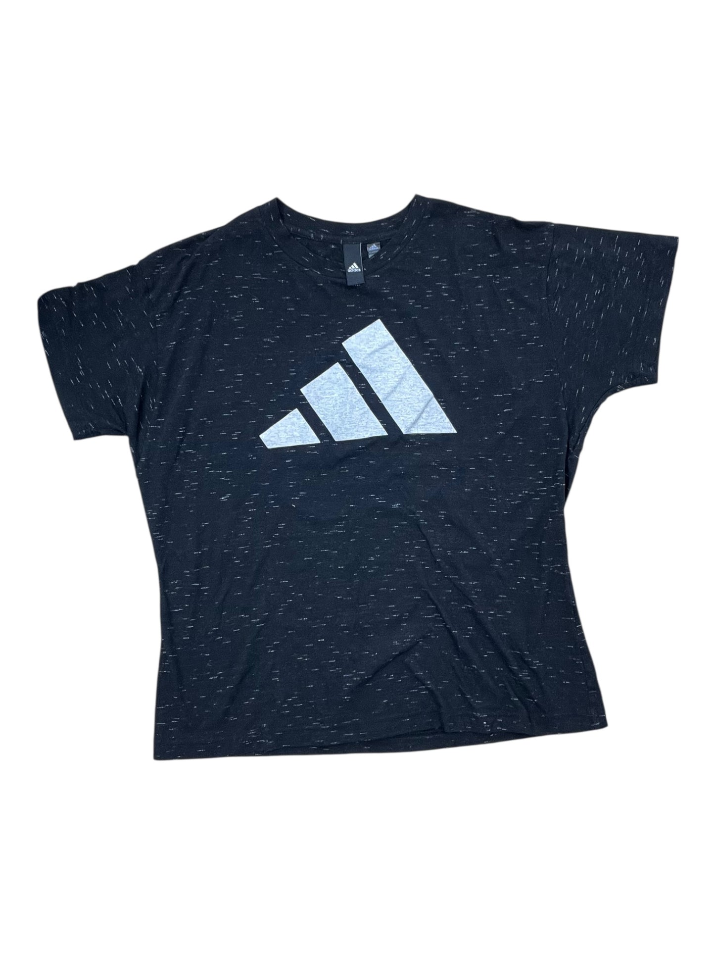 Athletic Top Ss By Adidas In Black, Size:Xl