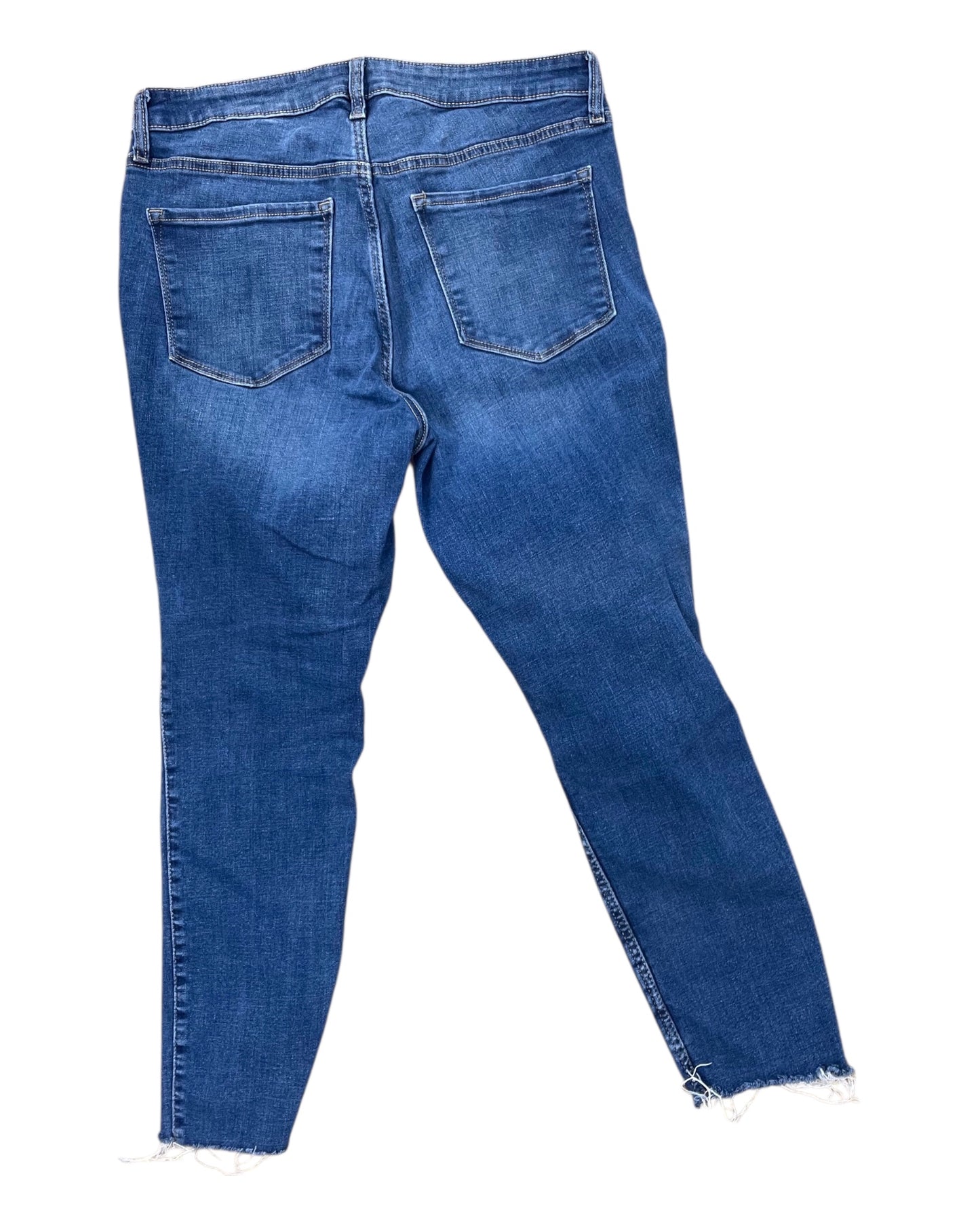 Jeans Skinny By Old Navy In Blue Denim, Size:14