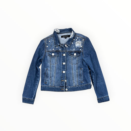 Jacket Denim By Clothes Mentor In Blue Denim, Size:M