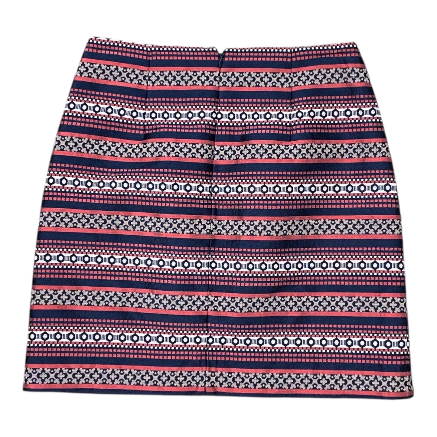 Skirt Midi By Loft In Blue & Orange, Size:0P