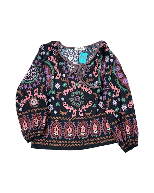 Top Ls By Haptics In Black, Size:L