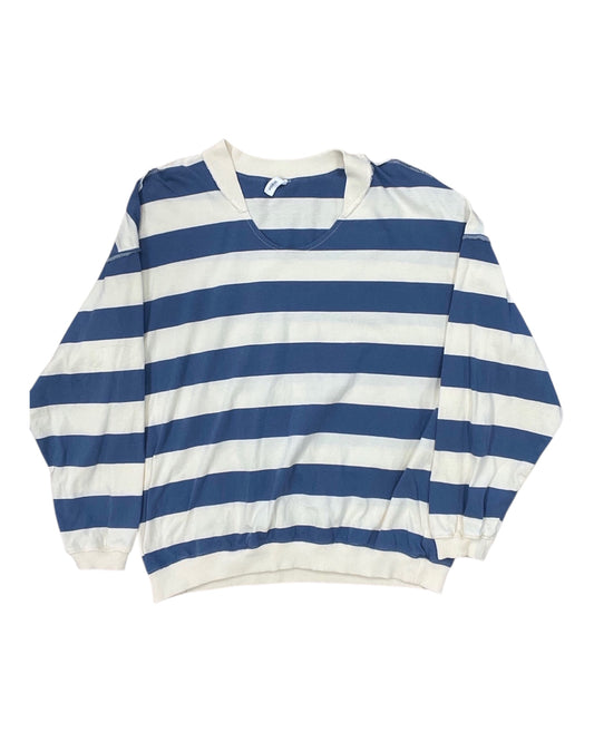 Top Ls By Wishlist In Blue & Cream, Size:S
