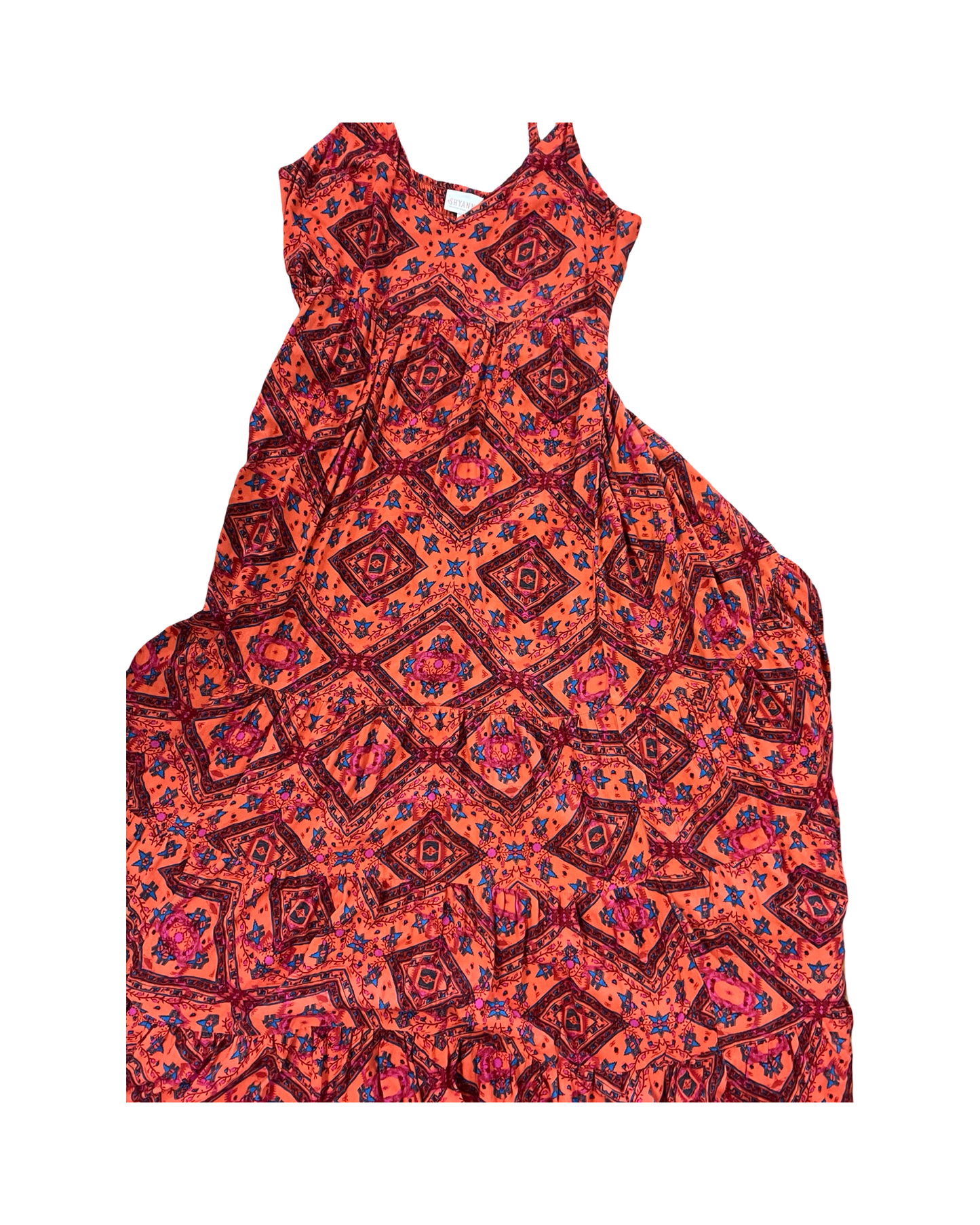 Dress Casual Maxi By Shyanne In Orange, Size:L