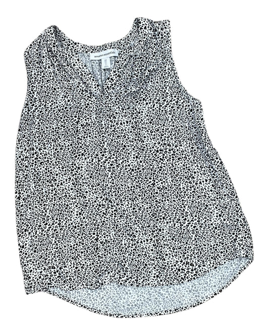 Top Sleeveless By Amazon Essentials In Black & White, Size:S