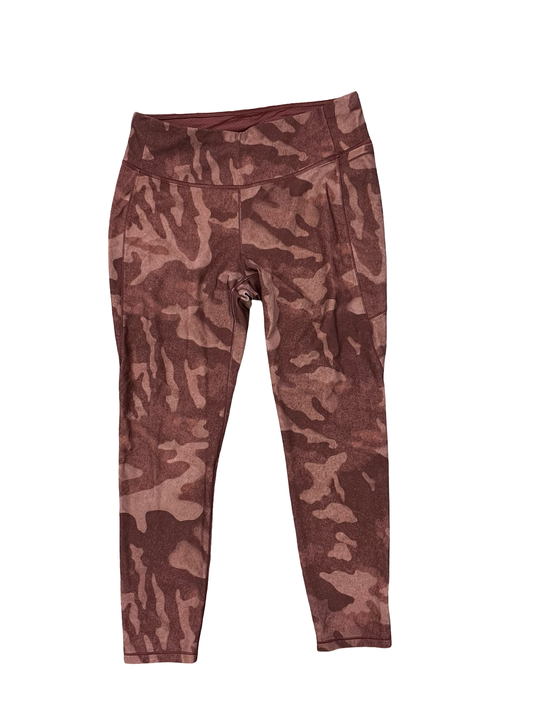 Athletic Leggings By Calia In Orange, Size:L