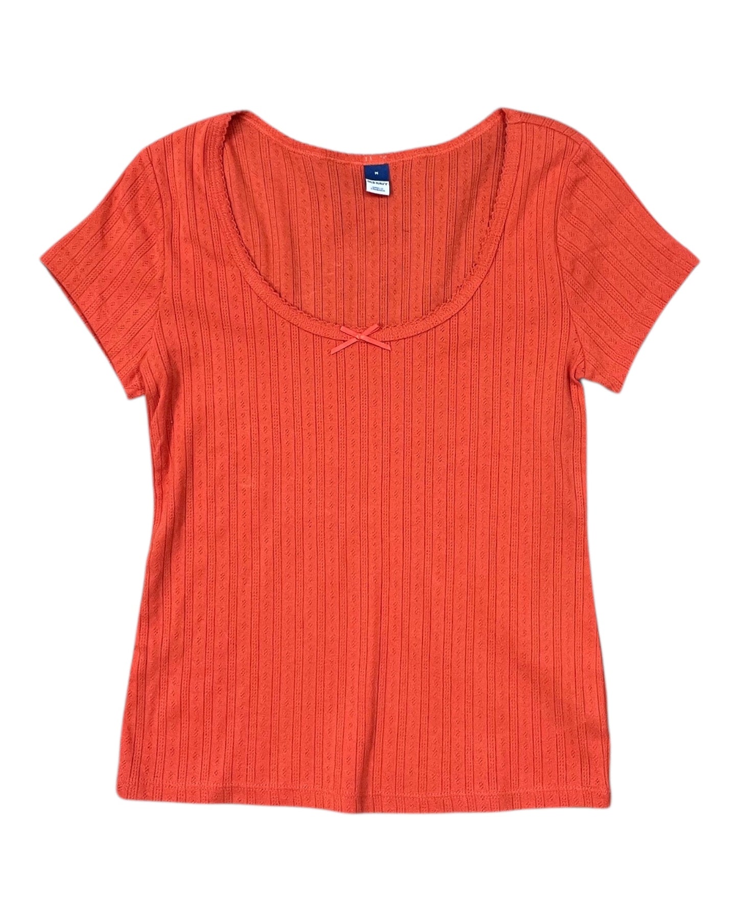 Top Ss Basic By Old Navy In Orange, Size:S