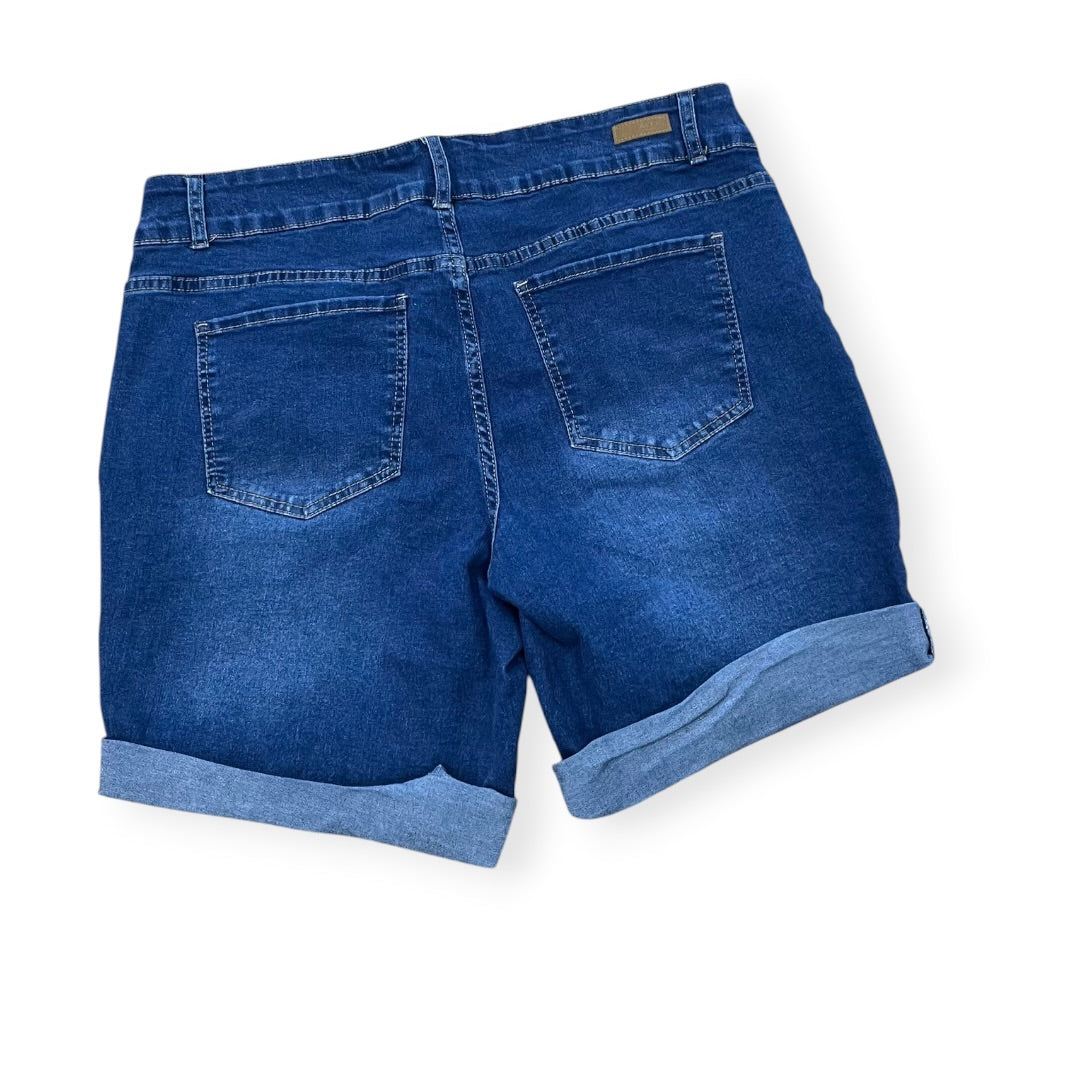Shorts By Bleu In Blue Denim, Size:18