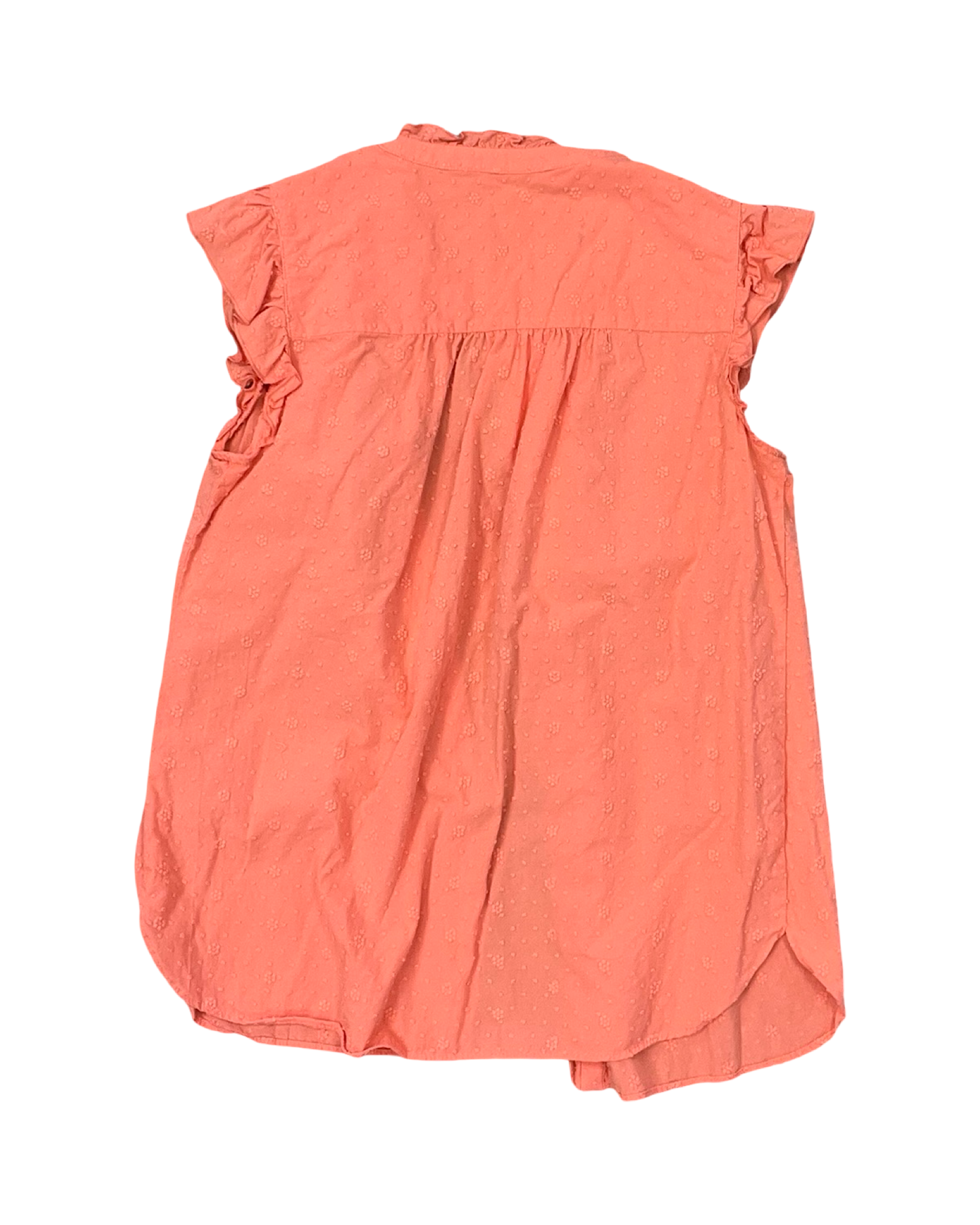 Blouse Ss By Loft In Orange, Size:Xs