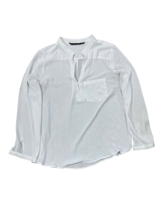 Top Ls By Zara In White, Size:L