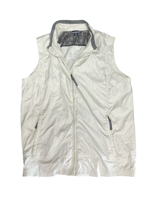 Vest Other By Lands End In Cream, Size:M