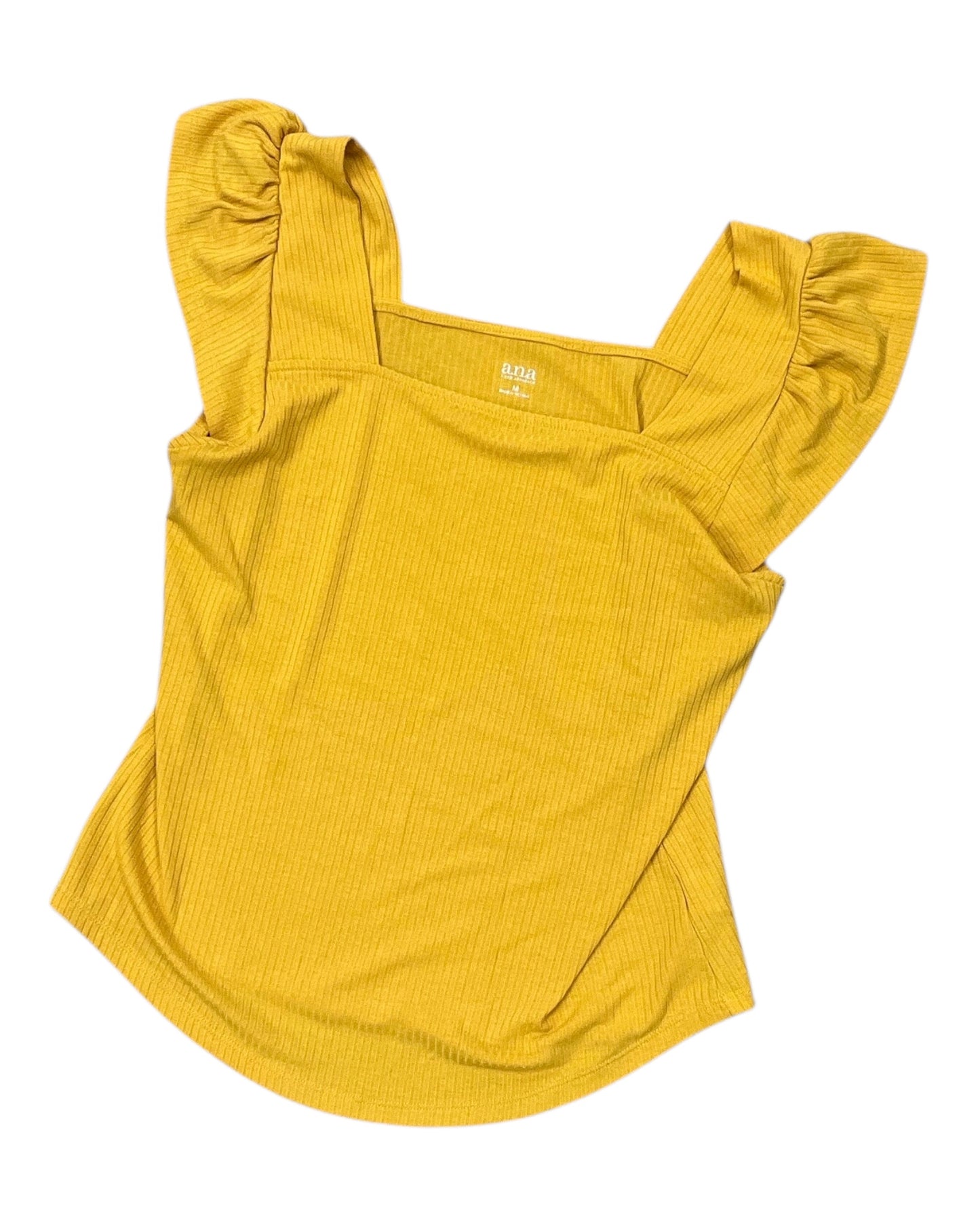 Top Sleeveless By Ana In Yellow, Size:M