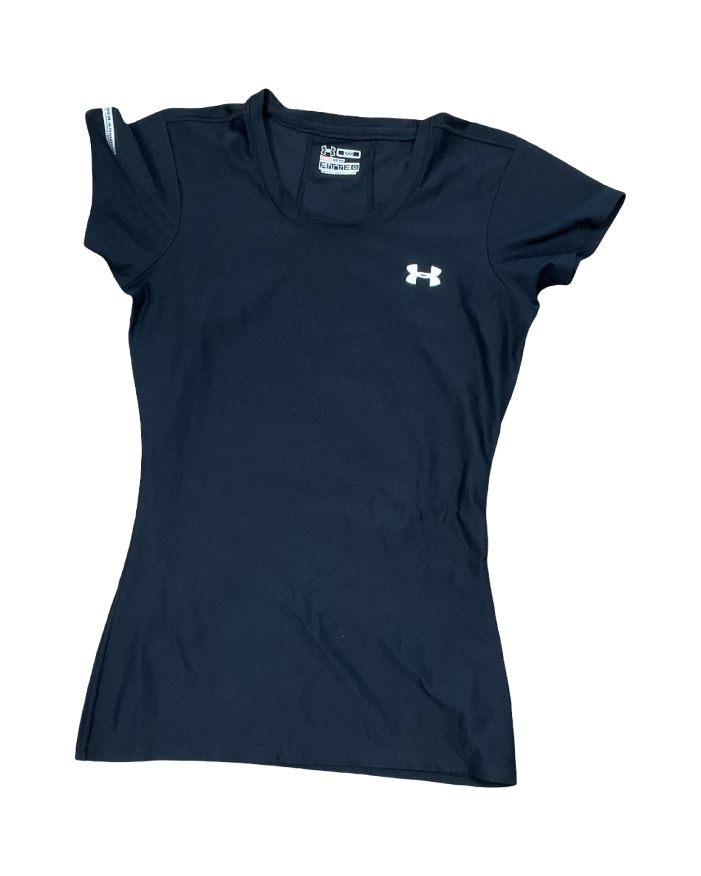 Athletic Top Ls Crewneck By Under Armour In Black, Size:S