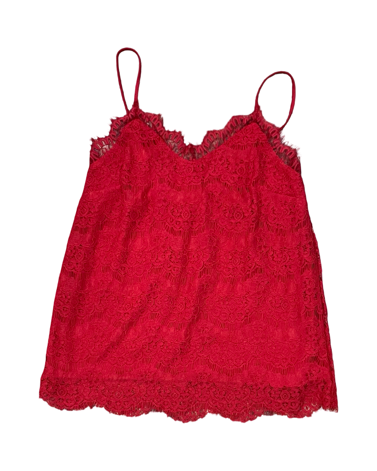 Top Cami By Monteau In Red, Size:M
