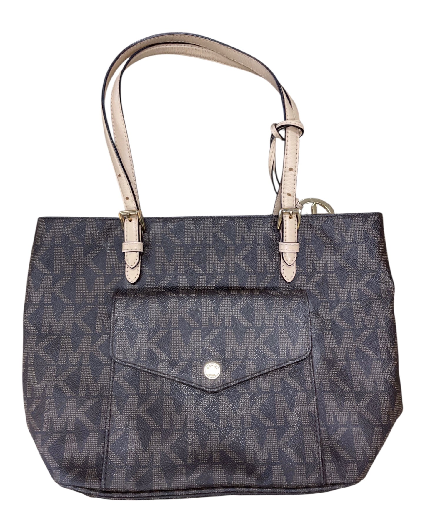 Handbag Designer By Michael Kors In Brown, Size:Medium