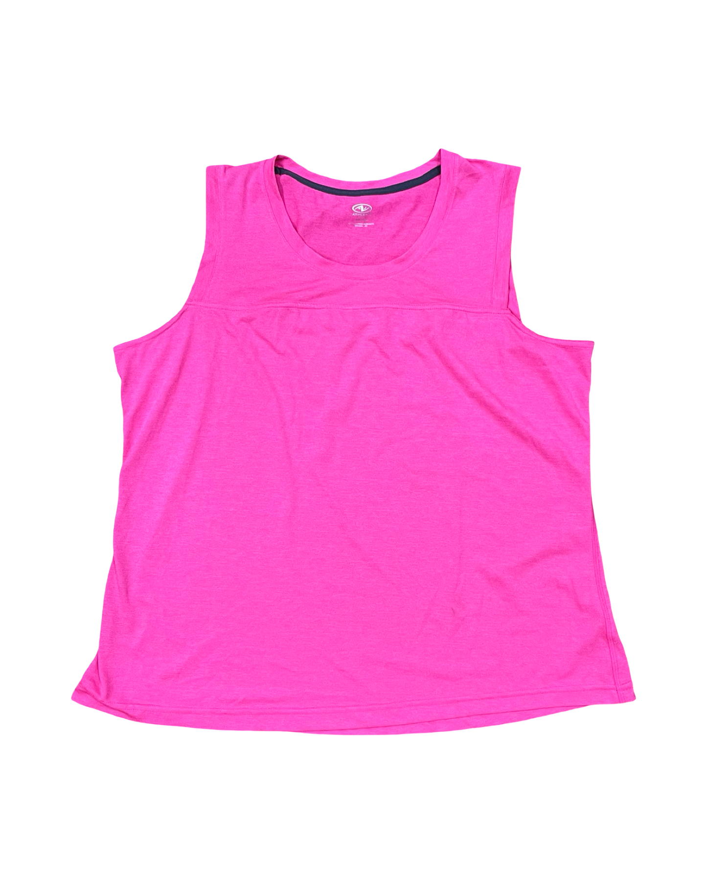 Athletic Tank Top By Athletic Works In Pink, Size:1X