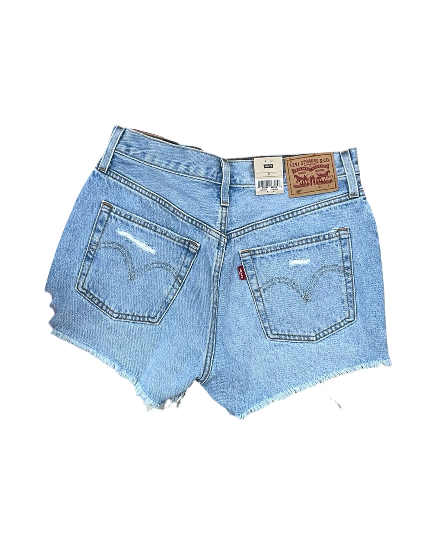 Shorts By Levis In Blue Denim, Size:0