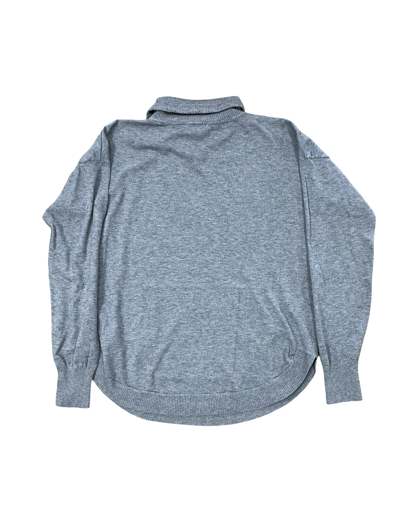 Sweatshirt Collar By Cyrus In Grey, Size:L