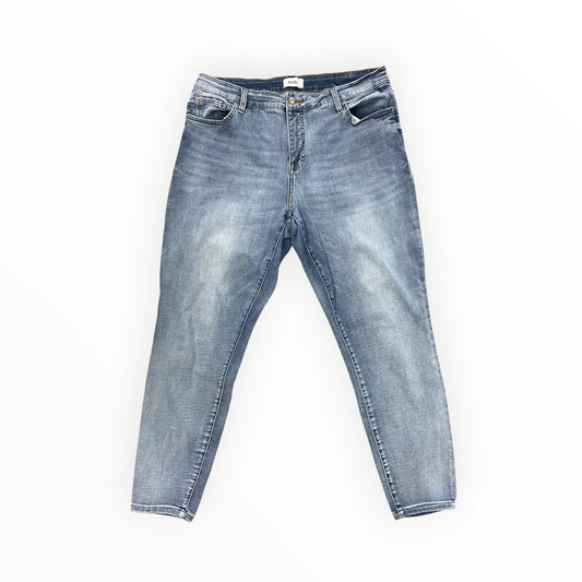 Jeans Skinny By Pistola In Blue Denim, Size:16